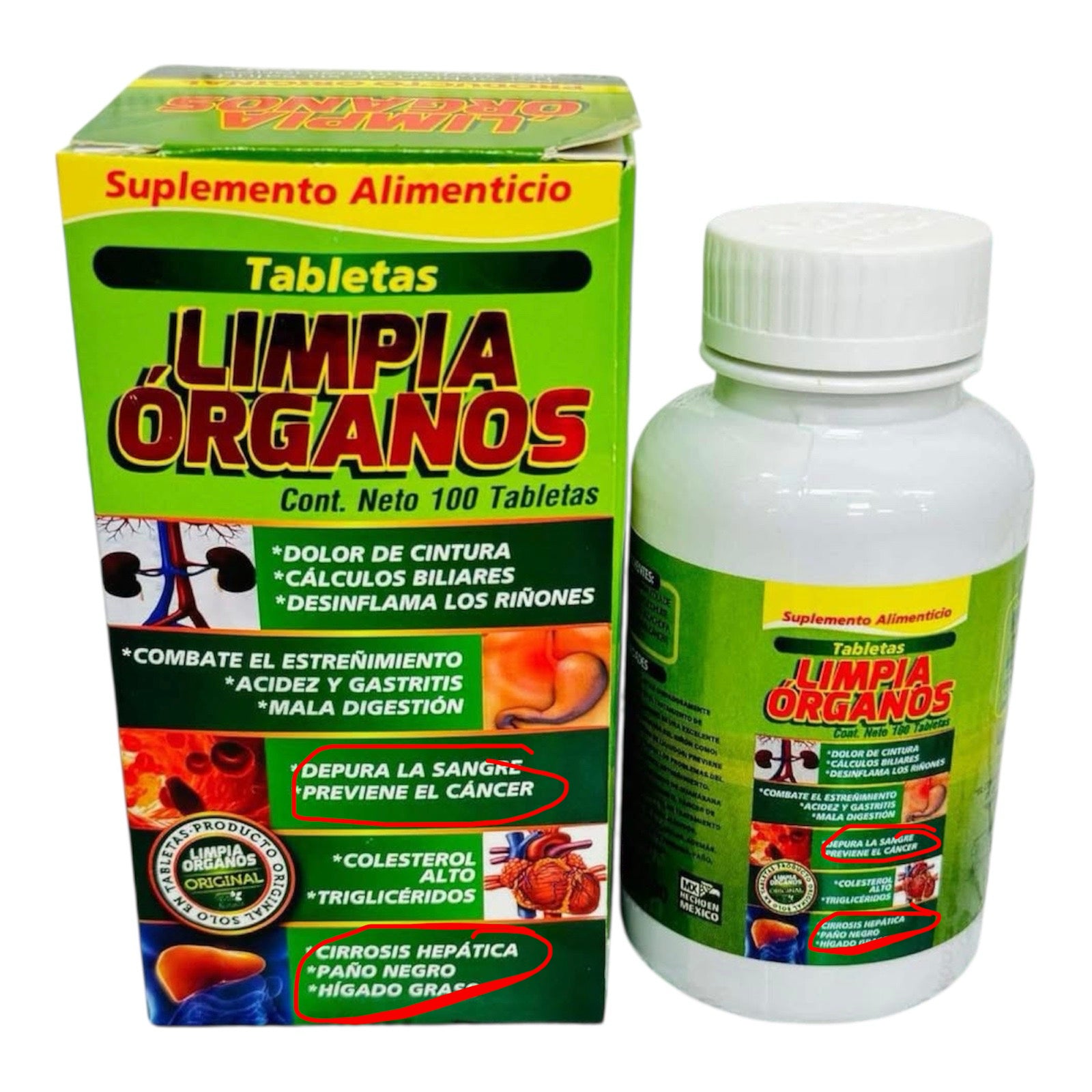 Limpia órganos 100tabs